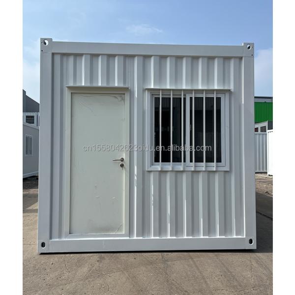 Outdoor Office Home Portable Modular Flat Pack Prefabricated Steel Container with Wall 50/75/100mm Wave Sandwich Panel