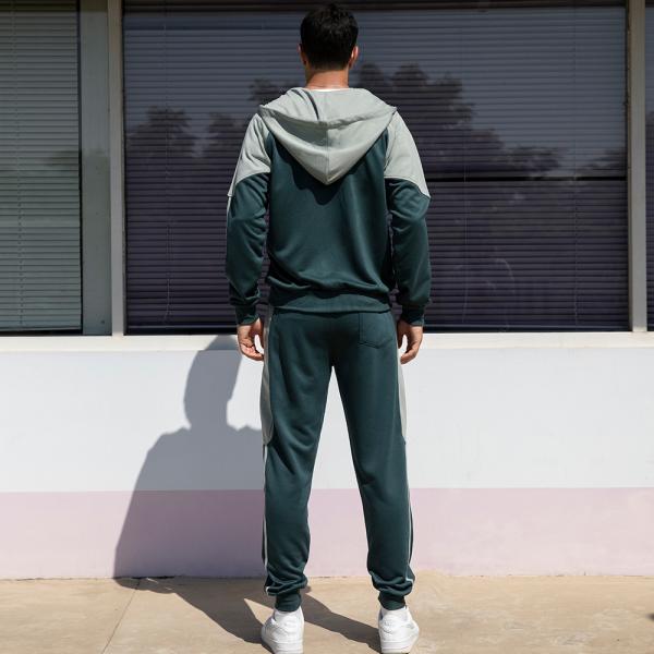 2023 Autumn and Winter Cross-Border New Large Size Leisure Sports Suit Men&prime;s Trend Hooded Sports Suit