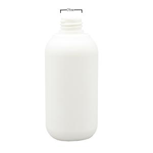 400ml Milky White Cylindrical HDPE Toiletries Baby Shampoo Bottle