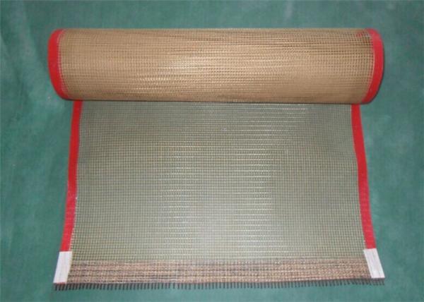 Buy Leno Weaving Coated Fiberglass Mesh Conveyor Belt Fabric High Temperature Resistant at wholesale prices
