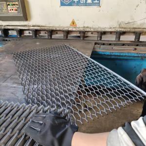 Wall Iron 6m Length Expanded Metal Panels Hexagonal Perforated Decorative