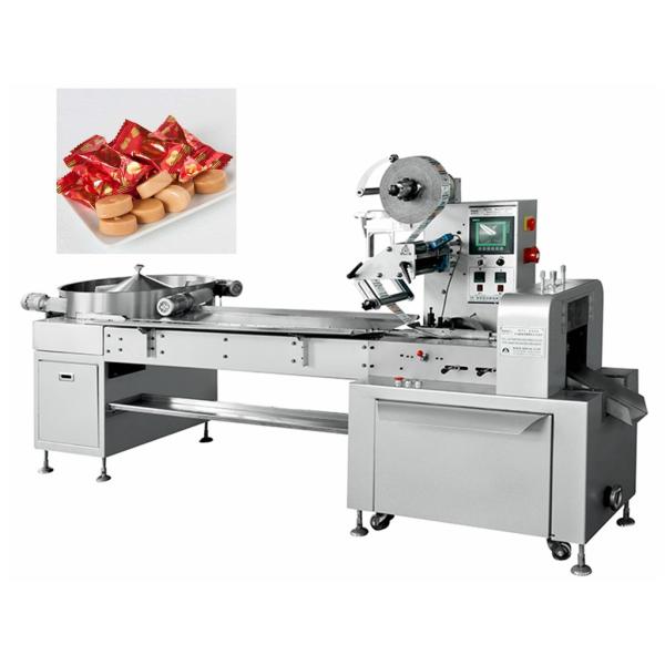 Buy Electric 1000pcs / Min square Candy Food Pillow Packaging Machine at wholesale prices