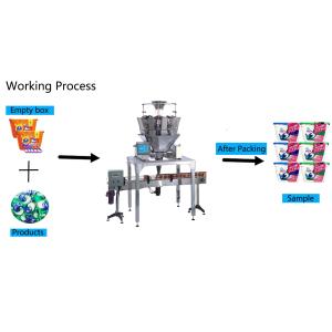 Laundry Pods Counting Can Box Filling Packaging Machine Automatically