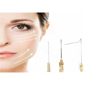 Purple PDO PCL PLLA Threads Face Lifting L Type Needle 21g 23g