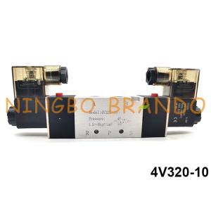 4V320-10 Airtac Type Double Controller Pneumatic Solenoid Valve 5/2 Way 24V 220V
