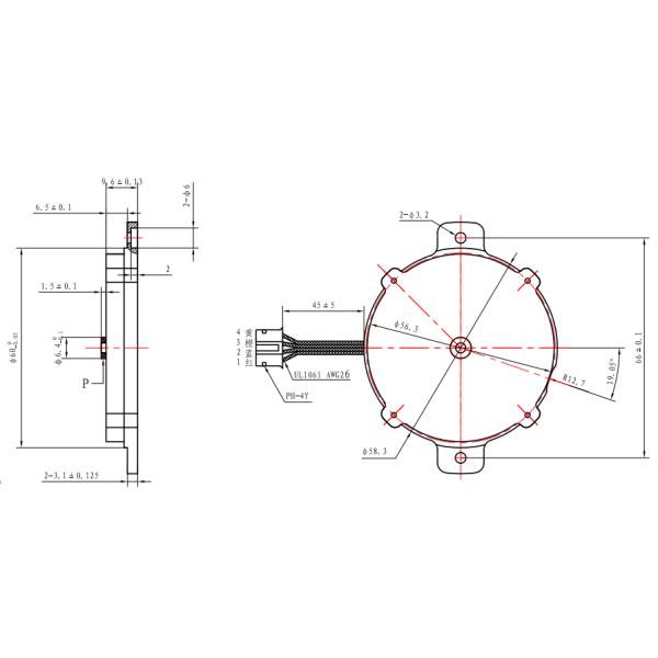 Casun Nema 23 Flat Stepper Motor High Torque Two Phase CE And RoHS