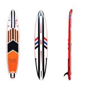 China Double Chamber & Layer 315x76x10cm EVA Surfboard on sale