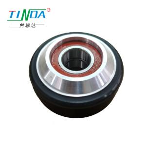 Long-life Noiseless Polyurethane Rubber Elastomeric Roller Wheel with Aluminum