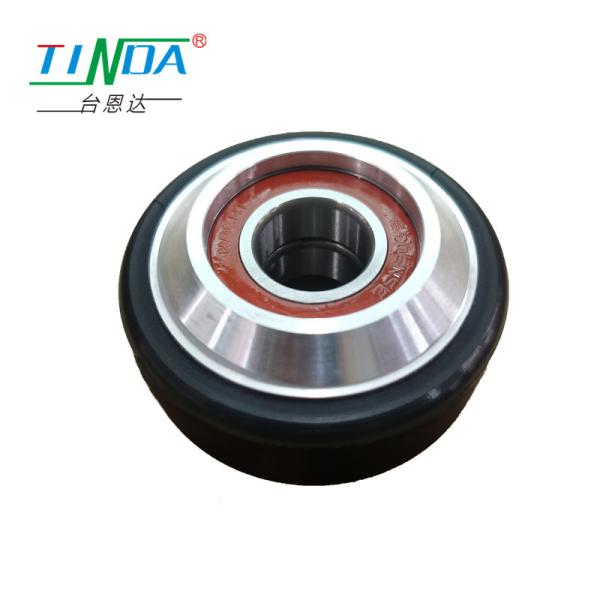 Long-life Noiseless Polyurethane Rubber Elastomeric Roller Wheel with Aluminum
