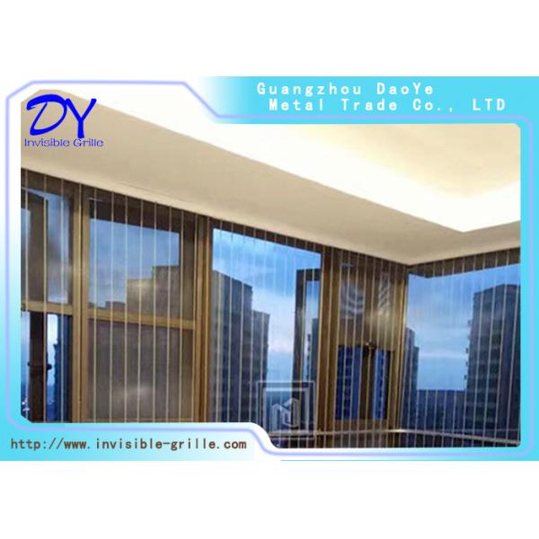 Buy Vertical Safety Balcony Invisible Grill 201 202 301 304 316 Stainless Steel Material at wholesale prices