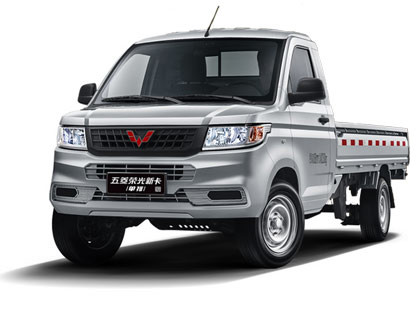Buy Single Row Electric Commercial Vehicles Wuling Small EV Truck 120km/h 82HP at wholesale prices
