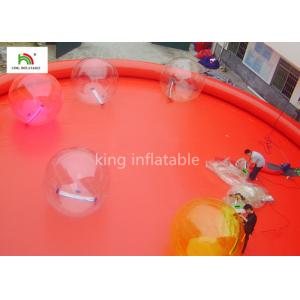 Quality Red Large Inflatable Swimming Pools For Adults Outside Commercial Activity for sale