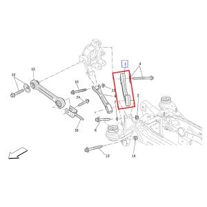 For Maserati Levante (2017+) Rear Suspension Control Arm Set OEM 670032016