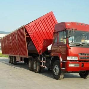 3-Axles Side Tipping Coal Mine Transportation Semi Trailer