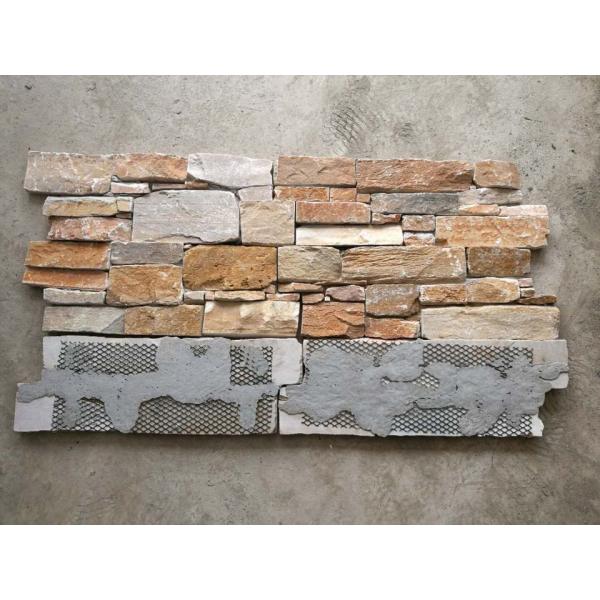 Buy 15*60cm Slate Ledger Stone Panels For Wall Claddings at wholesale prices