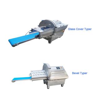 China Automatic Frozen Meat Slicer Bacon Sausage Mutton Beef Roll Cutter Machine on sale