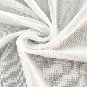 100%polyester knitted 4 way stretch unbleached grey fabric