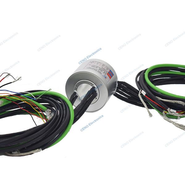 Buy Low Temperatre Slip Ring With Through Hole ID35mm RS422 Ethernet Signal at wholesale prices