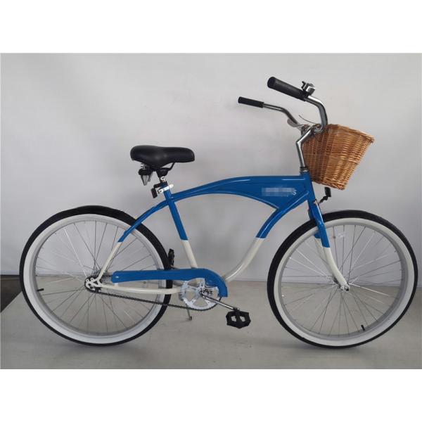 Fork Material Steel Adults Mens Beach Cruiser Bike 26 Inch Single Speed Customize Logo