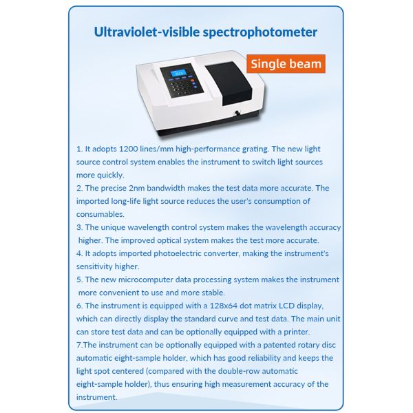BAXIT Visible Spectrophotometer 320-1020nm Spectrophotometer