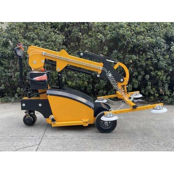 Electric Glass Installation Machine with 90° Flipping Angle Rear Wheel Drive and Adjustable Suction Cup Distance