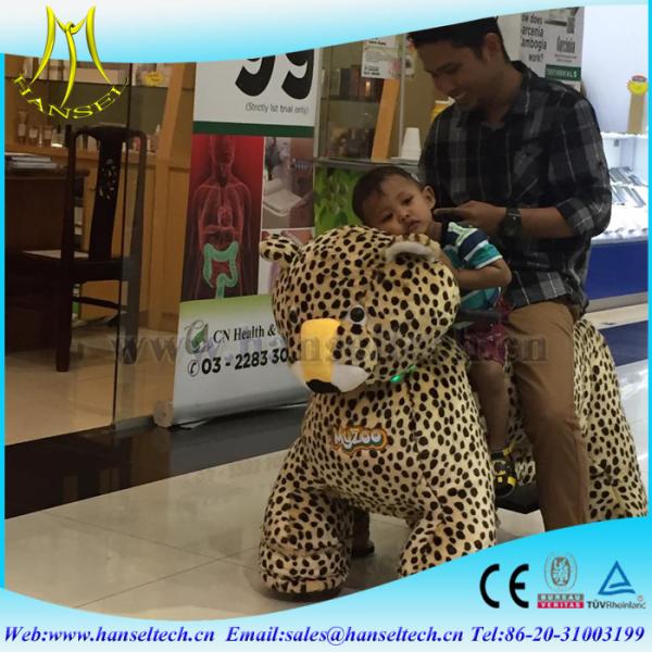 Hansel coin operated animals rides and walking robot animals rides