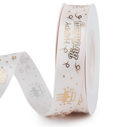 China Printer Ribbon For Hair Flower Bouquet Ribbon