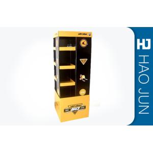 Quality Advertising POP Cardboard Display Four Sides With Varnishing / Gloss Surface for sale