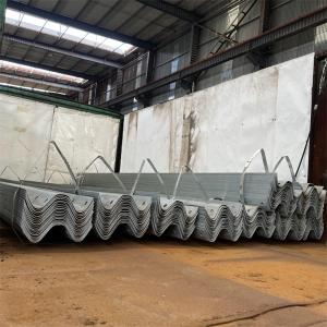 Hot Dipped Galvanized Metal Highway Guardrail with Q235 Q345 Customized