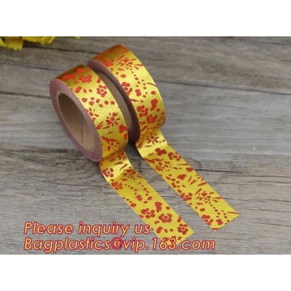 Foil Washi Tape Holographic Gold Laser Decorative Reflective Customized