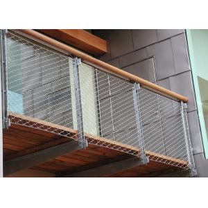 High Tensile 3.0mm Stainless Steel Cable Netting Architectural Protection