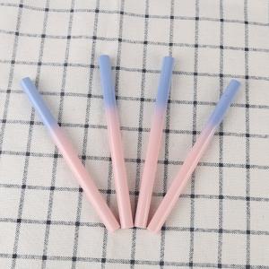 Plastic Cosmetic Empty Eyebrow Pencil Tube With Brush Customized