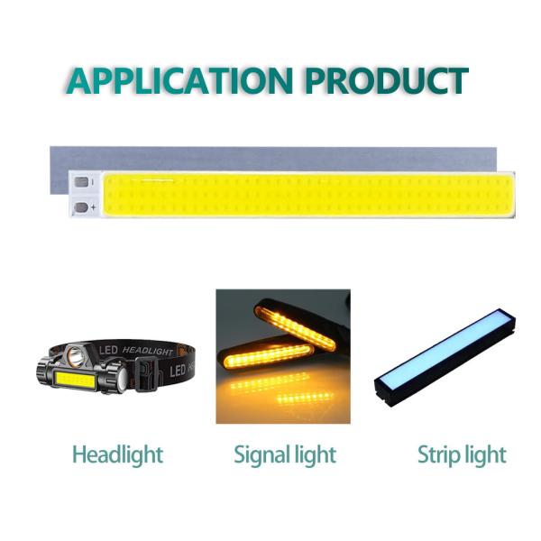 Aluminum PCB COB LED Light Strip - Decorative, Landscape, Park Lighting, Waterproof & Dimmable