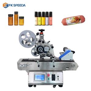 China Small Business 220V Horizontal Biotechnology Ampoule Vial Round Bottle Labeling Machine on sale