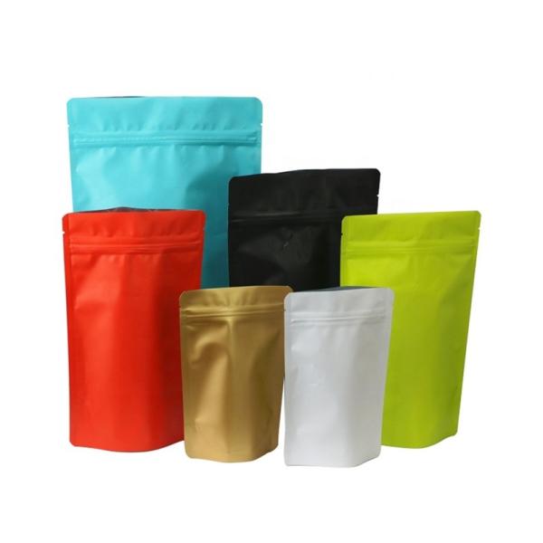Buy Custom Printing Coffee Bag Printed Stand Up Pouches Plastic Zipper Packaging at wholesale prices