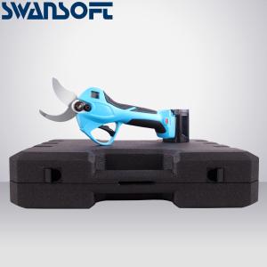 Swansoft 25.2V Cordless 40mm electric pruning shears with LED Display Screen