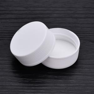 China Smooth Top 40/410 Plastic Screw Cap With Ribbed Wall For Detergent Bottle on sale