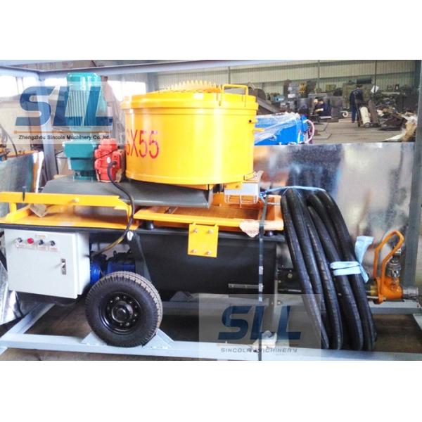 High Pressure Cement Mortar Spraying Machine Screw Type Customized Color