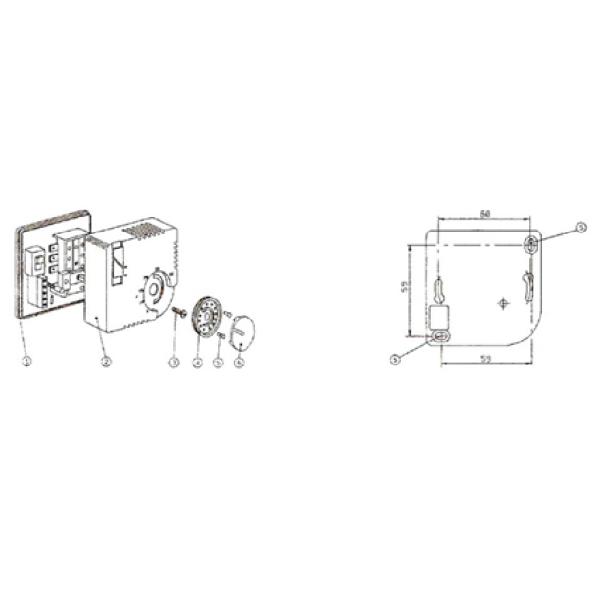 OEM Electronic Room Thermostat Motorized Valves AC 220V - 250V