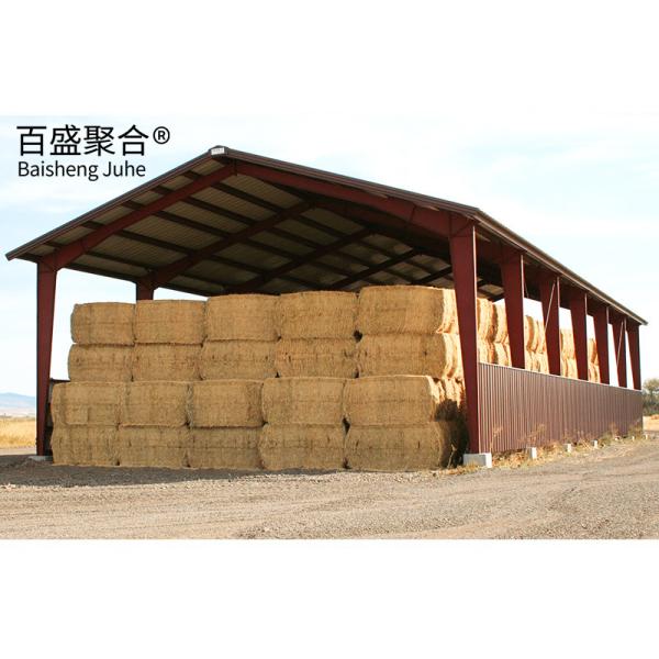 Buy Metal Barn Building Farm Structural Agricultural Steel Hay Shed Kits at wholesale prices