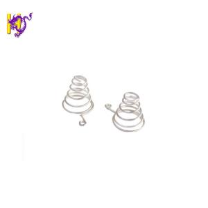Carbon Steel SUS304 Double Conical PCB AA Battery Contact Spring