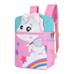 Polyester Kids School Backpack Bag 3d Mermaid Cartoon