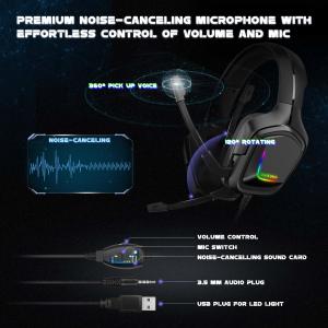 2.2m Onikuma K20 3.5 Mm Gaming Headset With Microphones