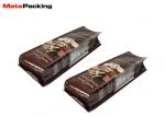12oz Aluminum Foil Gusset Side Pouch Bag Glossy Printing No Leak For Coffee