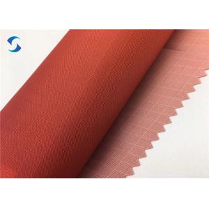 Waterproof 150cm 80gsm Ripstop 210D Polyester Lining Fabric PU Coating