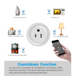 US Plug WIFI Smart Socket 16A Adapter Smart Life Tuya Wifi Plug Socket