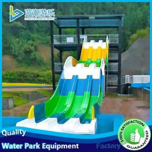 Durable Fiberglass Water Slide with 12 Years Working Life ISO9001 Certified and