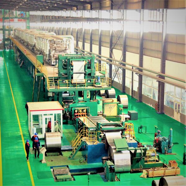 Steel Hot Dip Galvanizing Line Process 0.15-0.8mm 1250mm 200000TPY