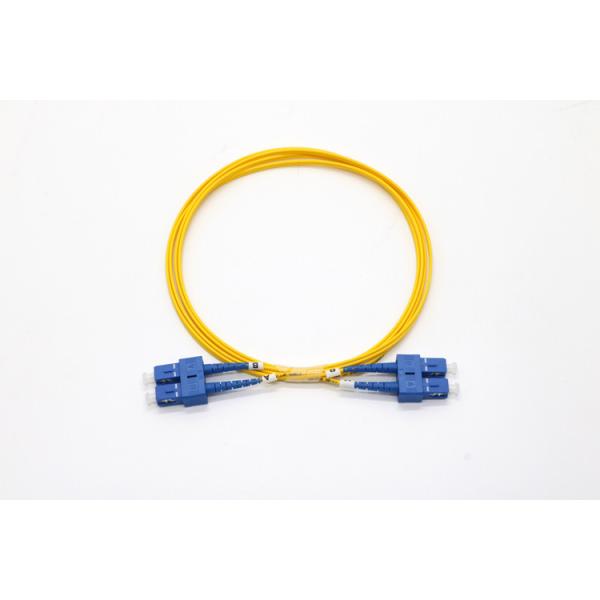 Buy Durable Fiber Optic Patch Cord Singlemode Duplex UPC SC Connector Ceramic Inner at wholesale prices