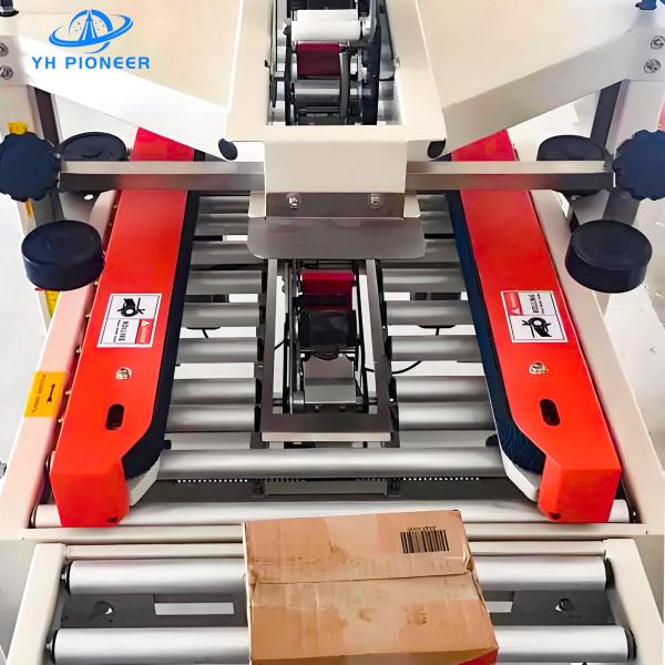 Flexible Operation Automatic Box Sealing Machine With Stainless Steel Construction